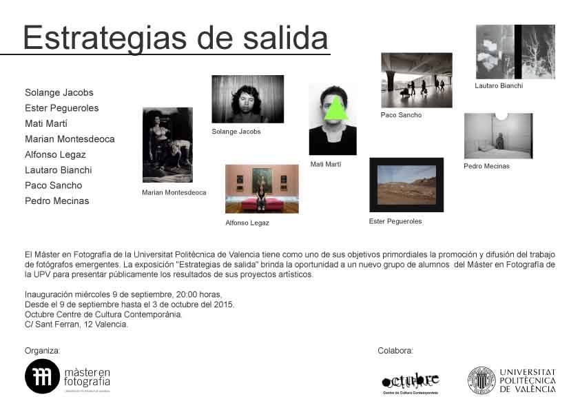 Exposición “Estrategias de salida”
