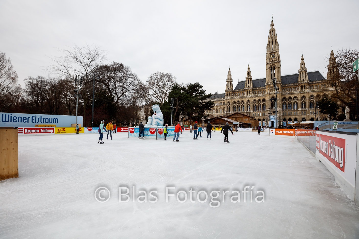 Pista de hielo en Viena