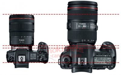 Rumores sobre el anuncio el 5 de septiembre de la cámara full-frame mirrorless Canon EOS R  y 4 objetivos con montura RF